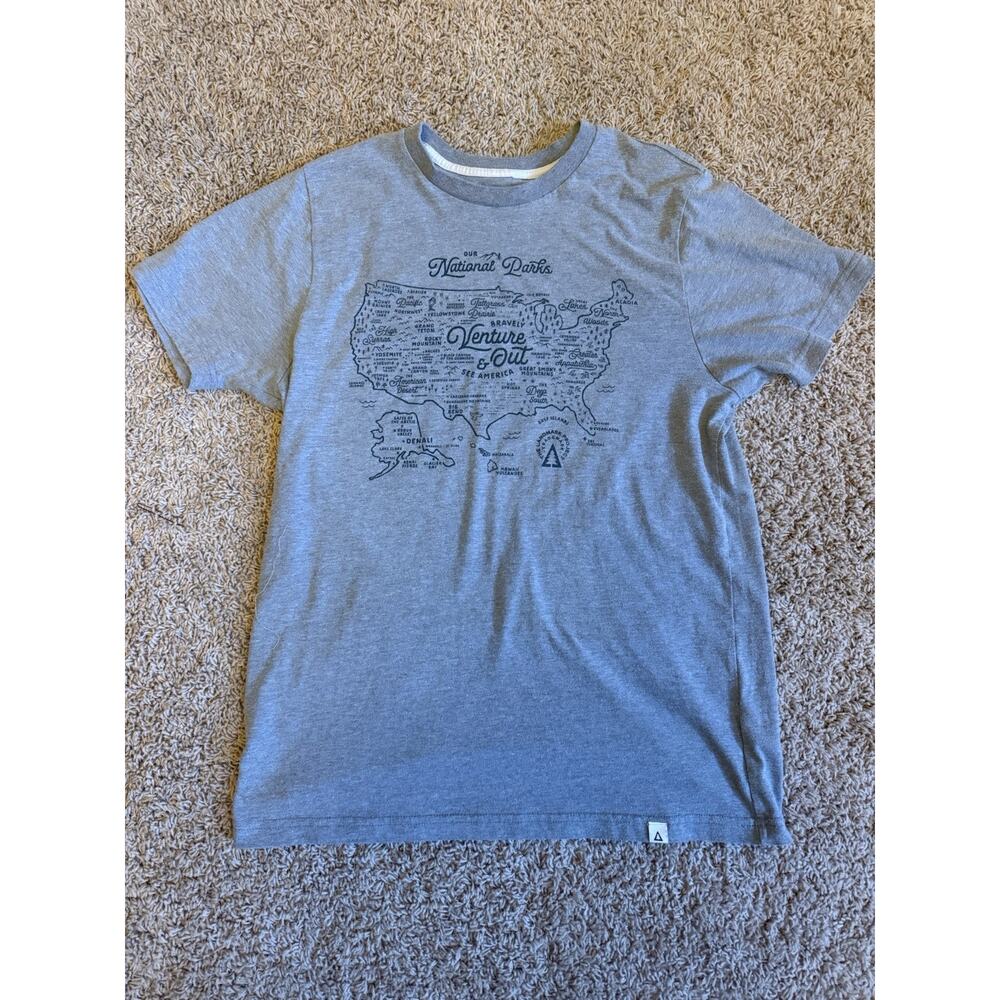 The Landmark Project National Parks Graphic T-Shirt Gray Sustainable Cotton M
